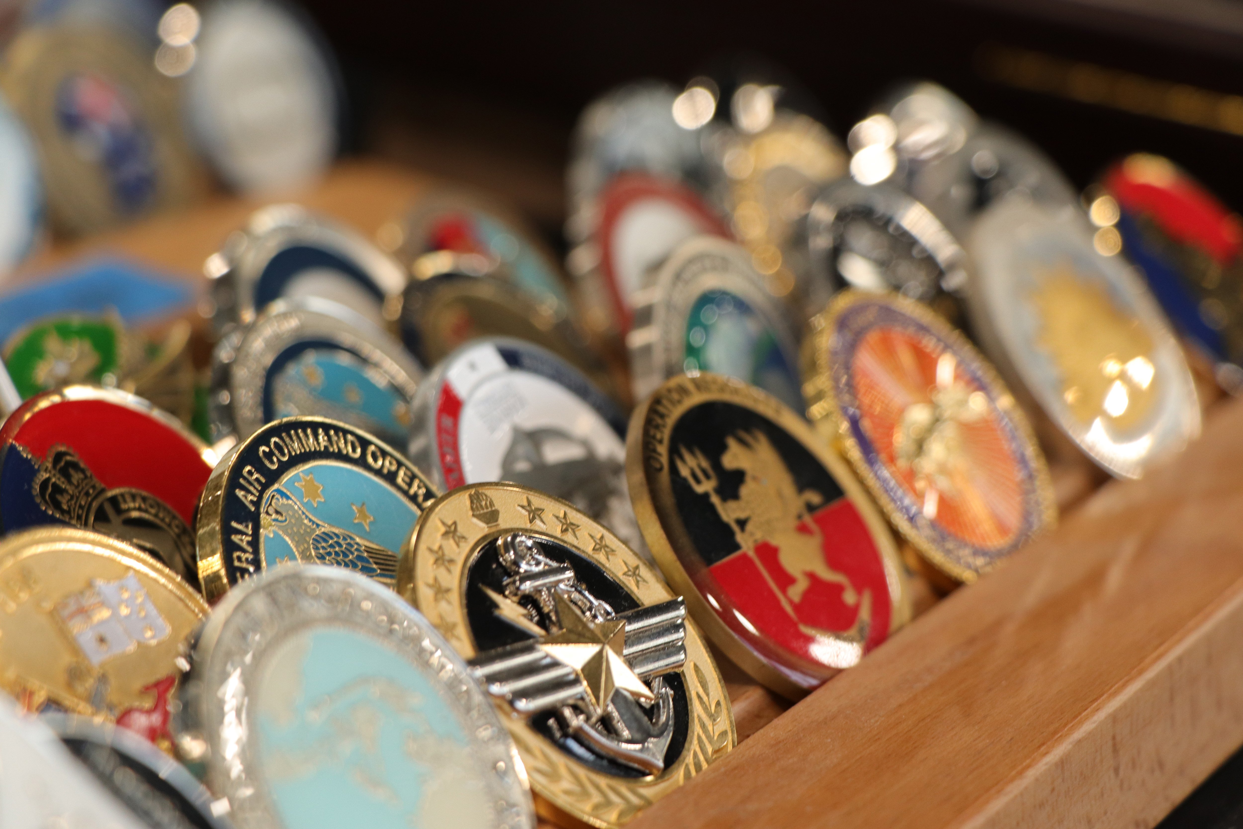 Challenge Coins and Military Medallions