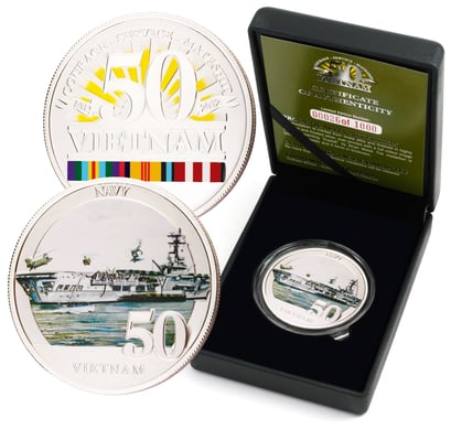 MS19790 - Navy Vietnam 50th Ltd Edition Medallion