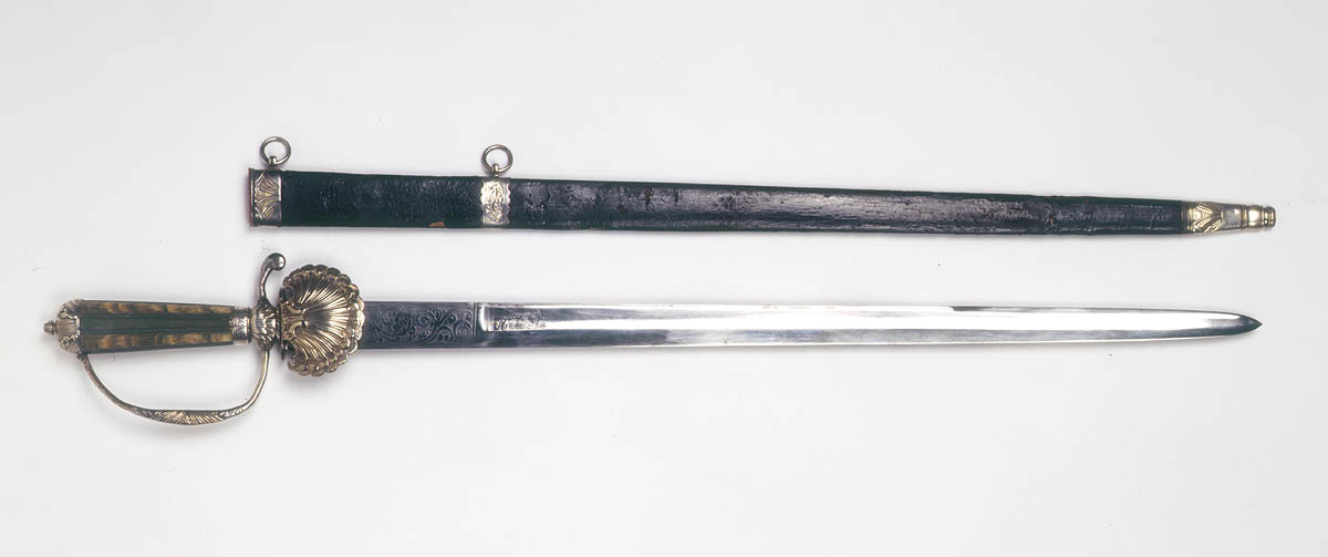 silver-hilted sword of James Cook