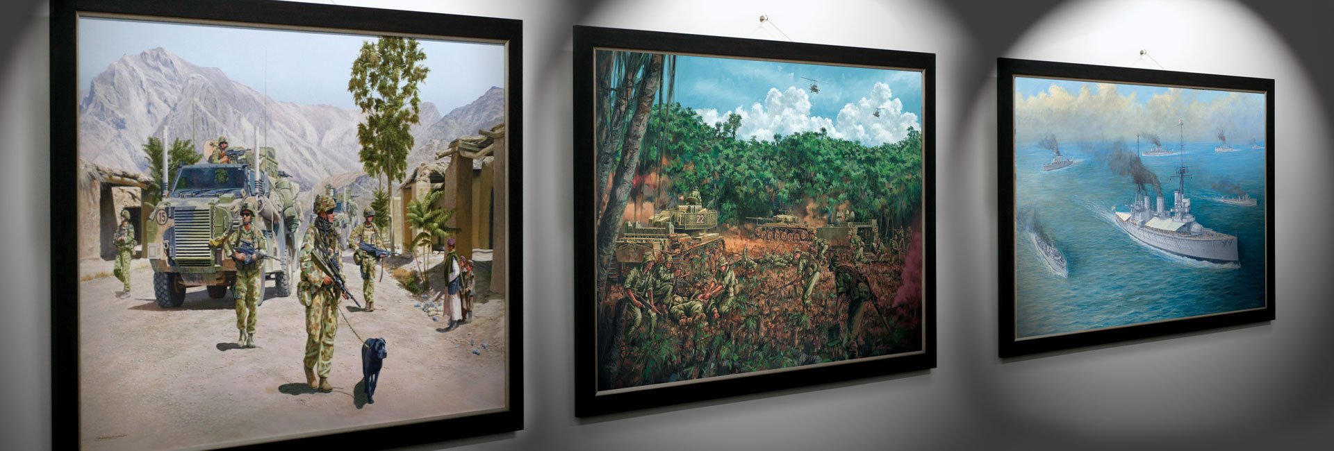 Military Artwork in Gallery