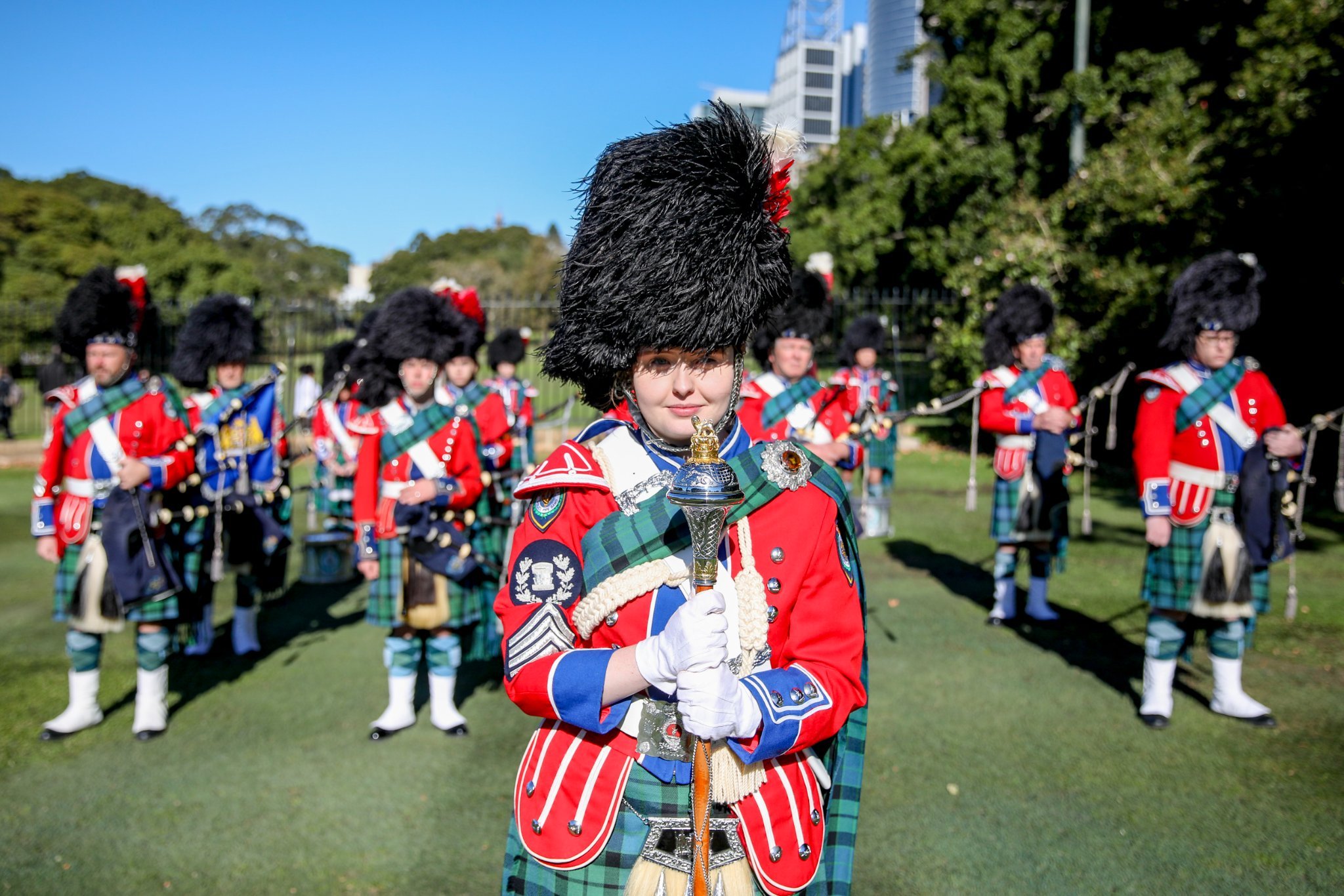 NSW Police Pipes and Drums.