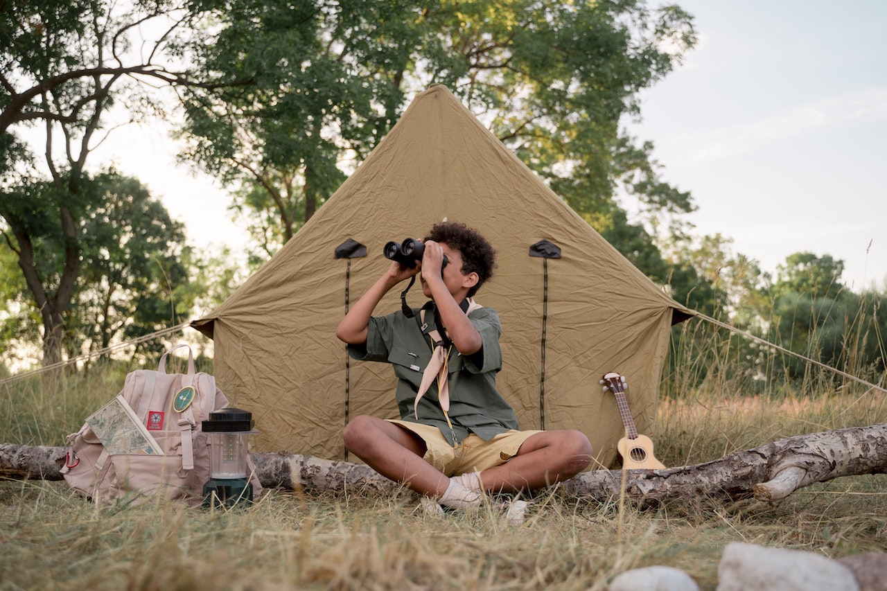 Scout camping
