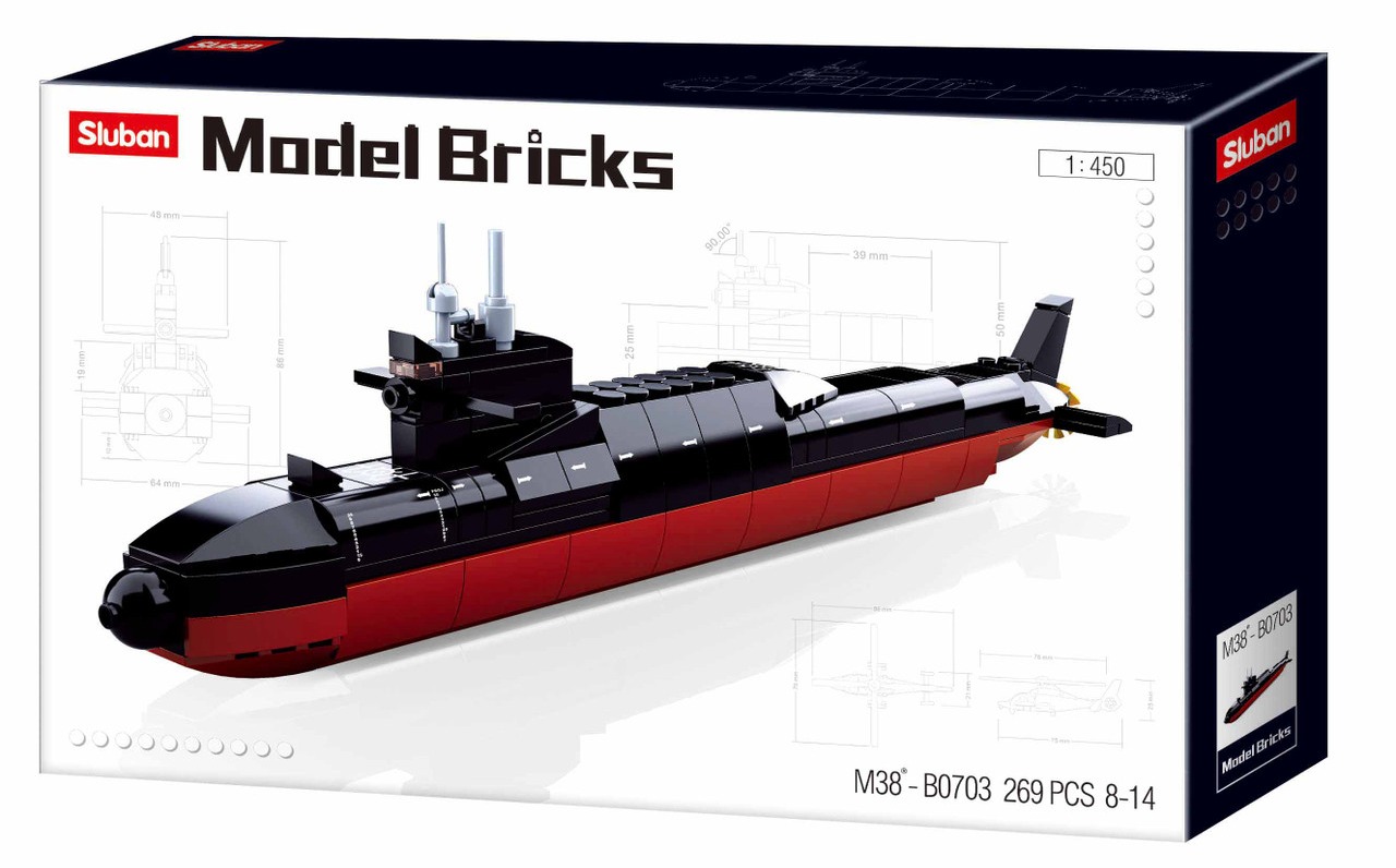 Model Bricks Submarine