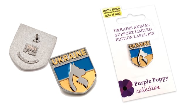 Ukraine-Animal-Support-Limited-Edition-Pins