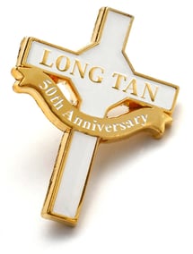 50th Anniversary Long Tan Cross Lapel Pin