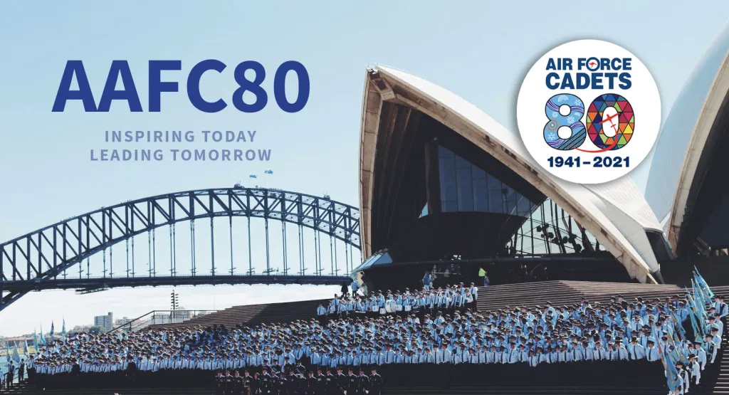 AAFC celebrate 80 years in front of the Sydney Opera House.