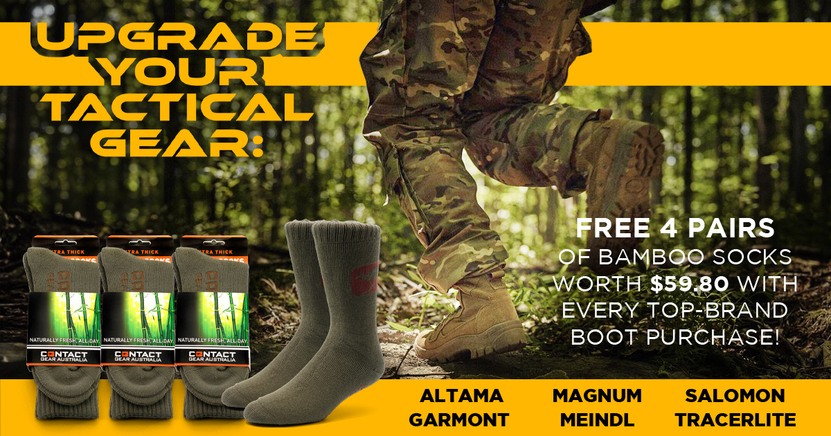 Tactical Boots with Free socks