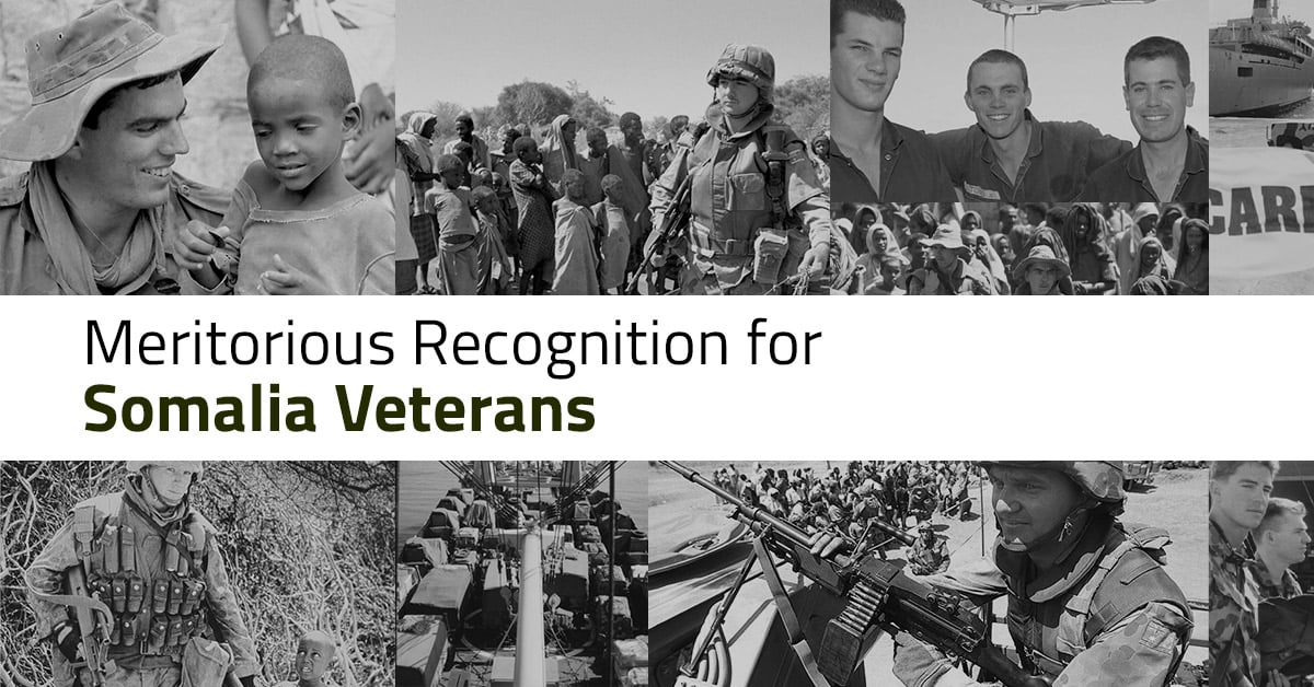 We are honouring the service and sacrifice of our veterans in Somalia