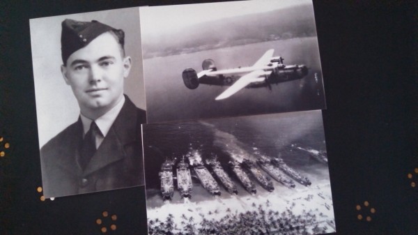 Layton Marshall King who served as a Flight Engineer in an American-made B24 Liberator squadron