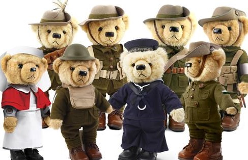 Collection of Great War Bears