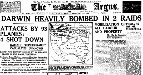 Australia Under Attack - Japan Bombs