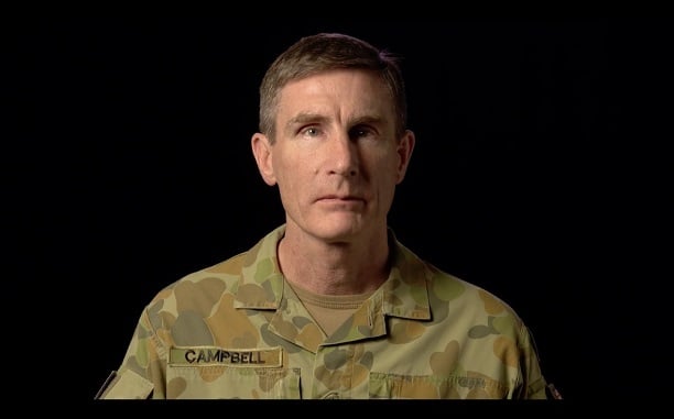 The Chief of the Australian Army, Lieutenant General Angus Campbell