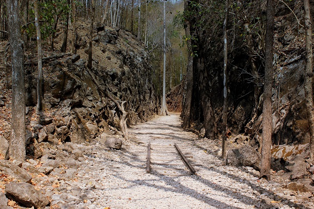 The construction of the Thai-Burma Railway saw the deaths of thousands.